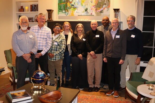 Blue Ridge Public Radio board members at a staff thank-you event